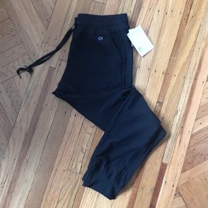 Gap Fit studio stripe panel joggers NWT size Small